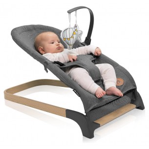 Swinging Chair June (Lo-June-Air-Grey-Graphite) di Lionelo Cullette A Dondolo