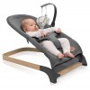Swinging Chair June (Lo-June-Air-Grey-Graphite) di Lionelo Cullette A Dondolo