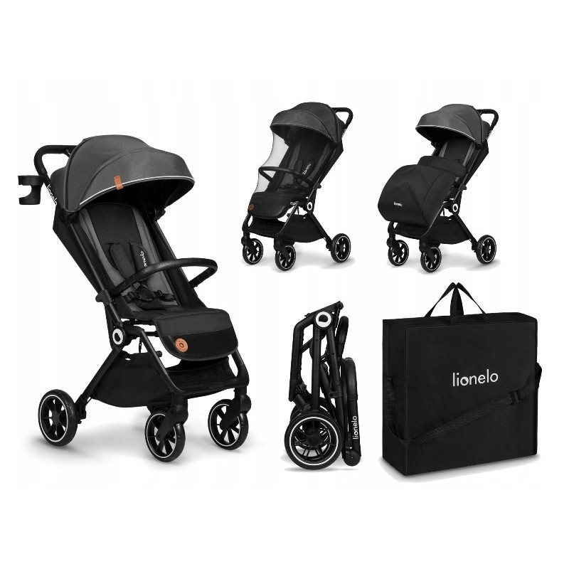 Stroller Cloe (Lo-Cloe-Grey-Stone) di Lionelo Passeggini
