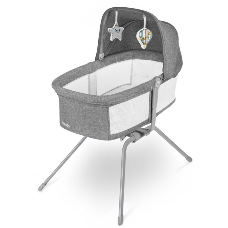 Baby Crib Mailn Evo (Lo-Malin-Grey-Stone) di Lionelo Lettini