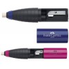 Temperamatite con Serbatoio e Gomma per Cancellare - Espositore da 12 Pezzi di Faber-Castell