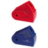 Temperamatite Richiudibile a 1 Foro con Serbatoio Colori Rosso/Blu - Espositore da 12 Pezzi di Faber-Castell
