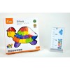 Puzzle Legno 3d Tartaruga Cm 24x16 con Lettere e Numeri di Distributori Giocattoli