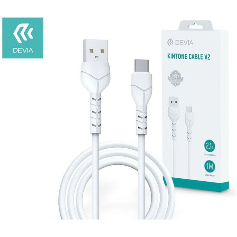 Kintone Cavo Tipo-C 5v 2.1a 1mt Carica e Dati Bianco di Life