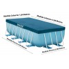 Copripiscina Rettangolare Cm 400x200 di Intex
