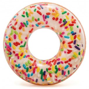 Salvagente Donut con Zuccherini Colorati Cm 99x25 Stampa Realistica di Intex