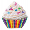 Materassino Cupcake Cm 132x127x23 con Stampa Realistica di Intex