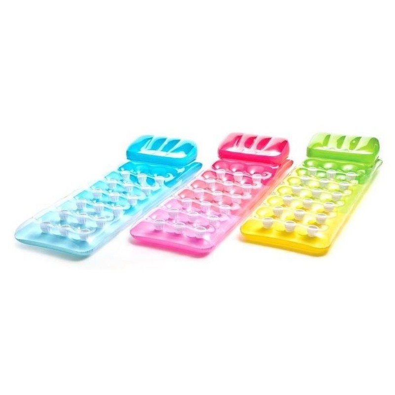 Materassino 18 Buchi con Cuscino Cm 188x71 di Intex