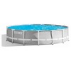 Piscina Prisma Frame 457x107 Cm con Pompa Filtro, Scaletta Doppia, Telo Base e Copertura di Intex