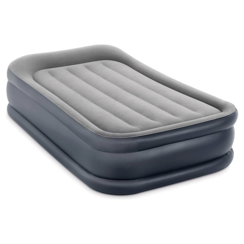 Materasso Dura-Beam Pillow Rest Deluxe Matrimoniale Bicolor con Tecnologia Fiber Tech, Pompa Elettrica Incorporata 152x203x42 Cm