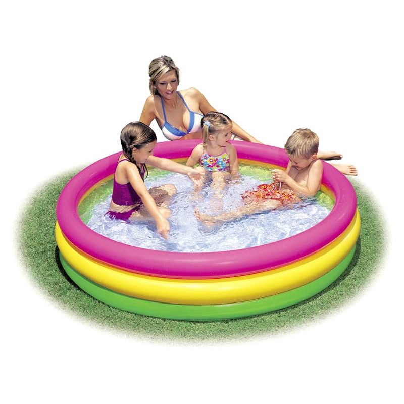 Piscina 3 Anelli Cm 147x33 di Intex
