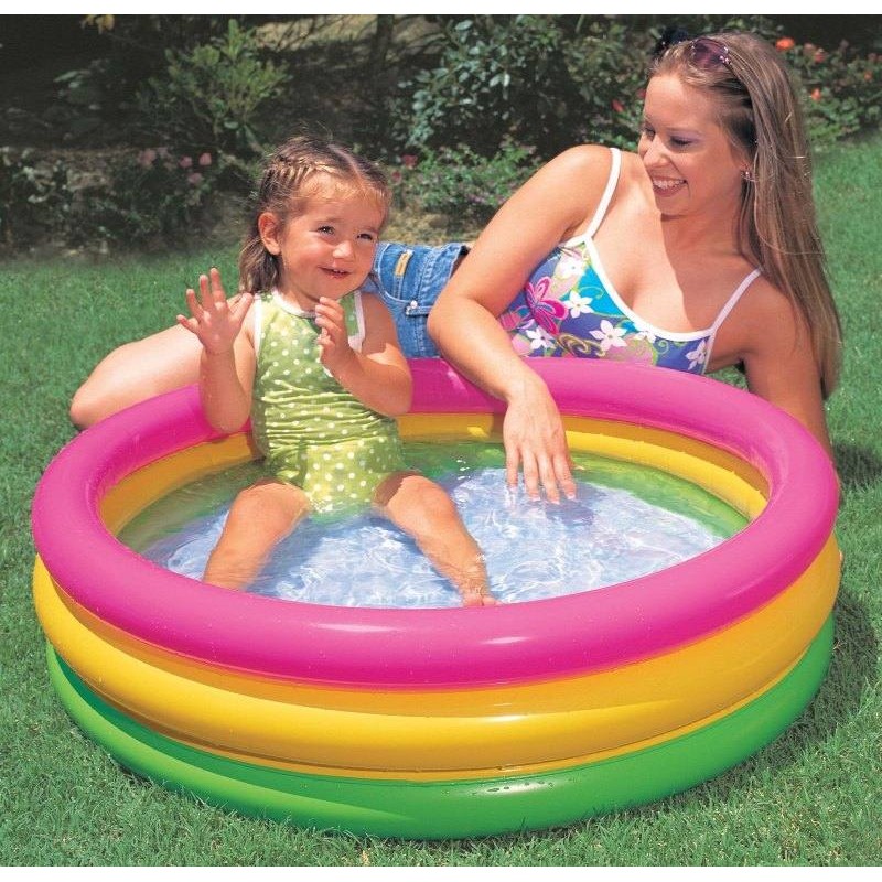 Piscina Baby 3 Anelli Cm 86x25 di Intex