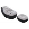 Poltrona Lounge Cm 102x137x79 con Poggia Piedi Cm 64x28 di Intex