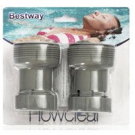 Adattatore per Tubo, Connette Tubi da 3,8 Cm a Valvole Piscina da 3,2 Cm di Best Way