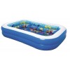 Piscina Avventura Marina 3d Cm 262x175x51, 2 Anelli, Include 2 Occhialini 3d di Best Way