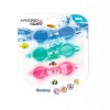 Set Occhialini Lightning Swimmer, 3-6 Anni, 3 Occhialini in 3 Colori Assortiti, in Silicone e Lenti con Protezione Uv