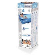 Piscina Steel Pro Frame Rettangolare Cm. 259x170x61, Cap. 2.300 Lt. Predisposta per Pompa Filtro di Best Way