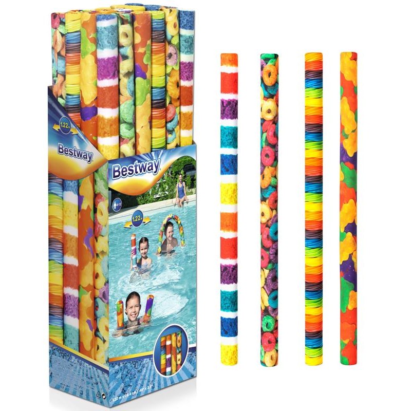 Aqua Bones Stampati, Pal Box Serigrafato da 24 Pz, Colori Assortiti di Best Way