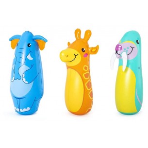 Pungiball Animali, Cm. 89, 3 Modelli Assortiti (Tricheco/Giraffa/Elefante) di Best Way
