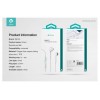 Auricolari Devia Smart con Mic e Controllo 1.2 Mt Bianco di Life