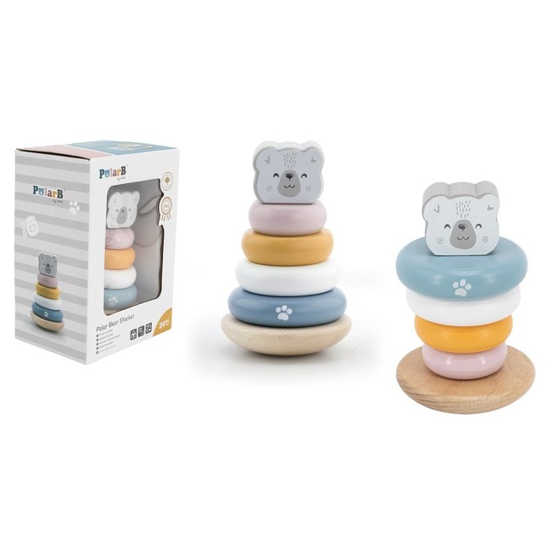 Piramide Orsetto con Anelli Impilabili di Distributori Giocattoli