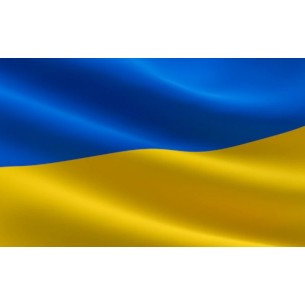 Bandiera Ucraina in Stoffa Misura 90x150cm di Lamas
