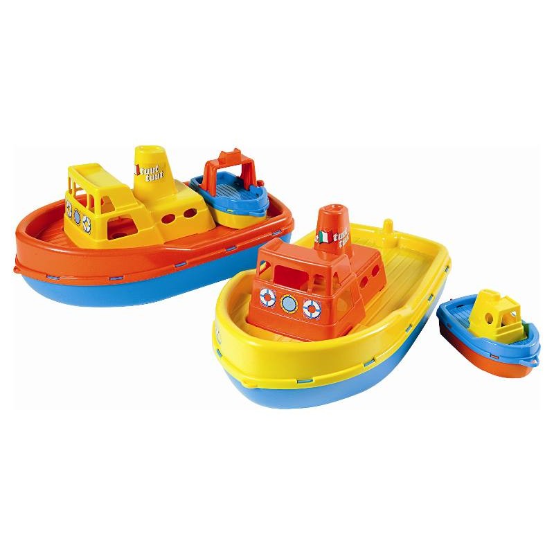 Barca con Suono C/Barchetta in Rete - Cm.38x21x17 (Rete) di Androni