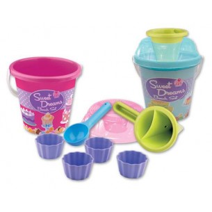 Conf. Mare Diam. 17 Cm C/Sbrodolino Decoro Cup Cake - Cm.17x17x22,5 (Rete) di Androni