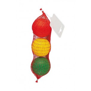 3 Mini Ball Diam. 58 Mm in Rete - Cm.20x5,8x5,8 (Rete) di Androni