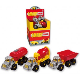 Display 9 Smart Trucks Assortiti - Cm.38,3x36,4x45,5 (Display) di Androni