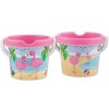 Secchio Diam. 13 Cm Decoro Fenicottero - Cm.13x13x11 (Sfuso) di Androni