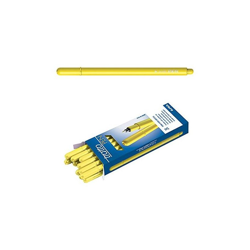 Tratto Pen Metal Giallo Canarino di Fila