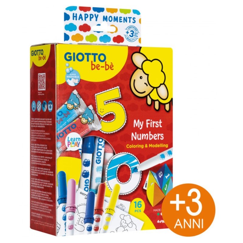 My First Numbers Giotto Be-Be' Happy Moments di Fila