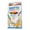 Pastelli Giotto Stilnovo Maxi da 12 di Fila