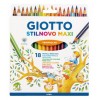 Pastelli Giotto Stilnovo Maxi da 18 di Fila