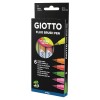Pennarelli Giotto Turbo Soft Brush Fluo da 6 di Fila