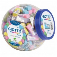 Minigomma Colori Pastello Assortiti di Fila