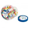 Temperini 1 Foro in Plastica Colori Assortiti di Fila