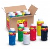 Set 6 Flaconi Giotto Bebe' Colori Dita 750ml X 6 - Colori Forti di Fila