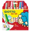 Giotto Be-Be' Astuccio 12 Pennarelli di Fila