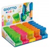 Giotto Temperamatite 3 Fori con Serbatoio e Clip - Colori Assortiti di Fila