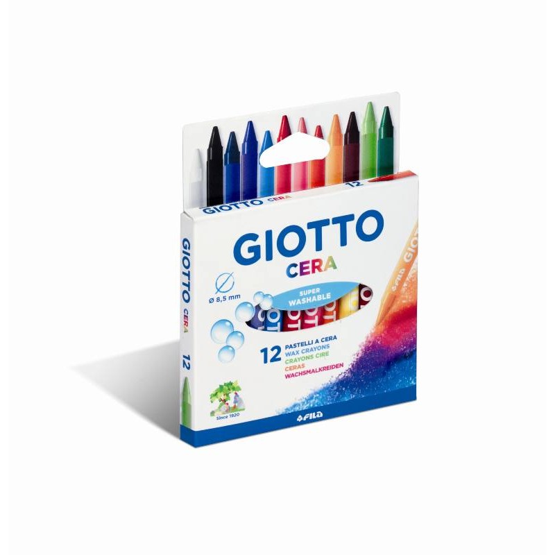 Astuccio 12 Giotto Cera di Fila