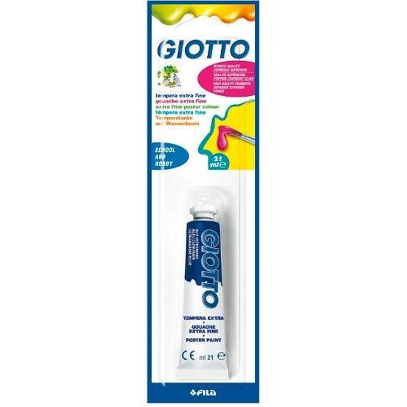 Bls 1 Tubo Tempera Giotto 21ml Blu Oltremare di Fila