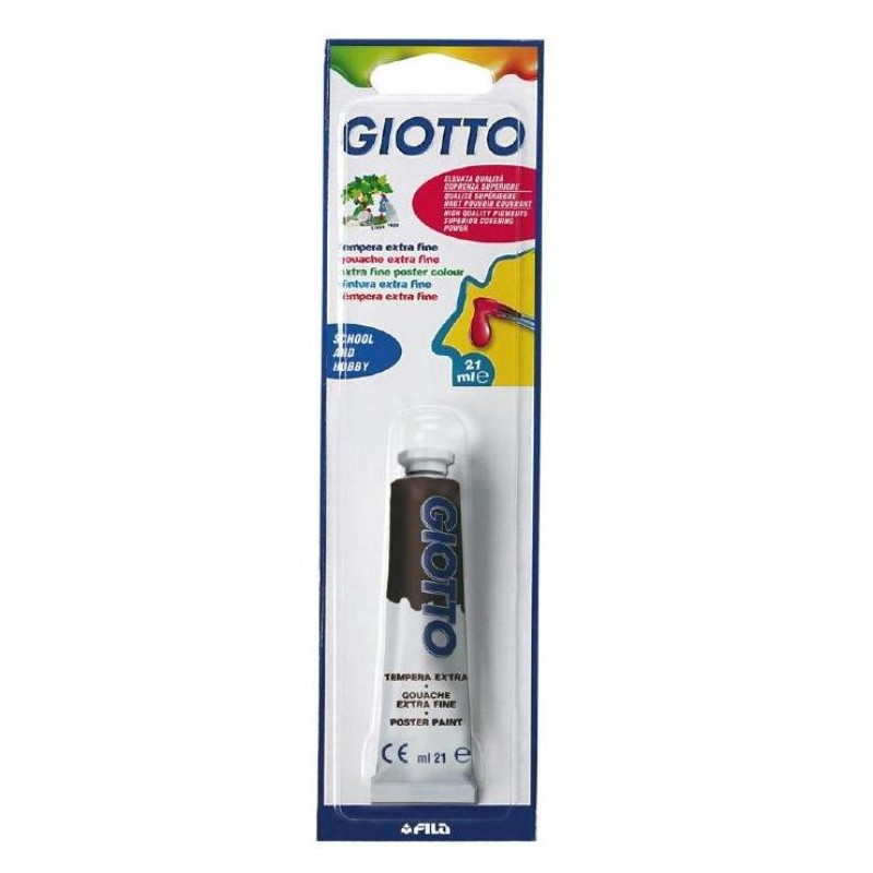 Bls 1 Tubo Tempera Giotto 21ml Marrone Terra di Siena di Fila