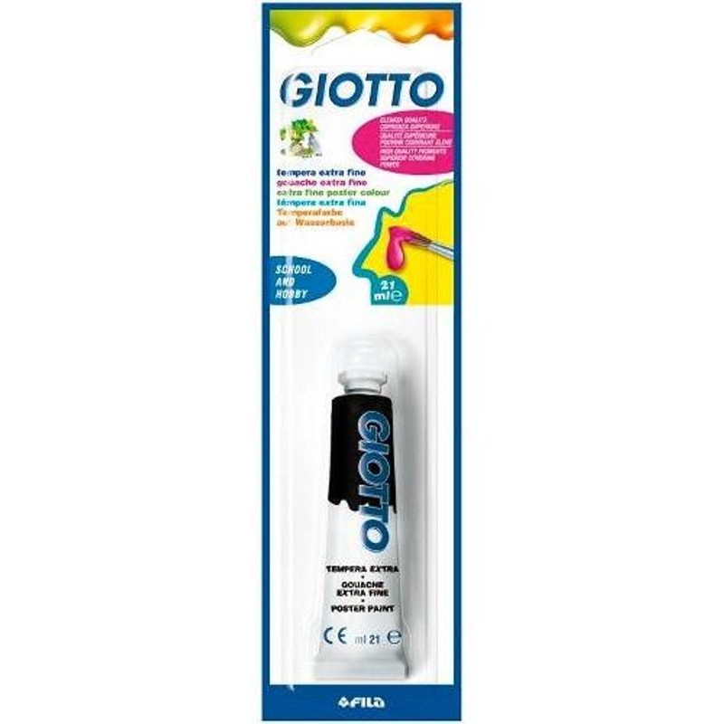 Bls 1 Tubo Tempera Giotto 21ml Nero di Fila