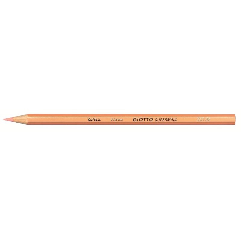 Giotto Supermina Pesca - Diametro Mina 3,8mm - Confezione da 12 Pezzi di Fila