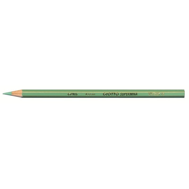 Giotto Supermina Verde Salvia - Diametro Mina 3,8mm - Confezione da 12 Pezzi di Fila