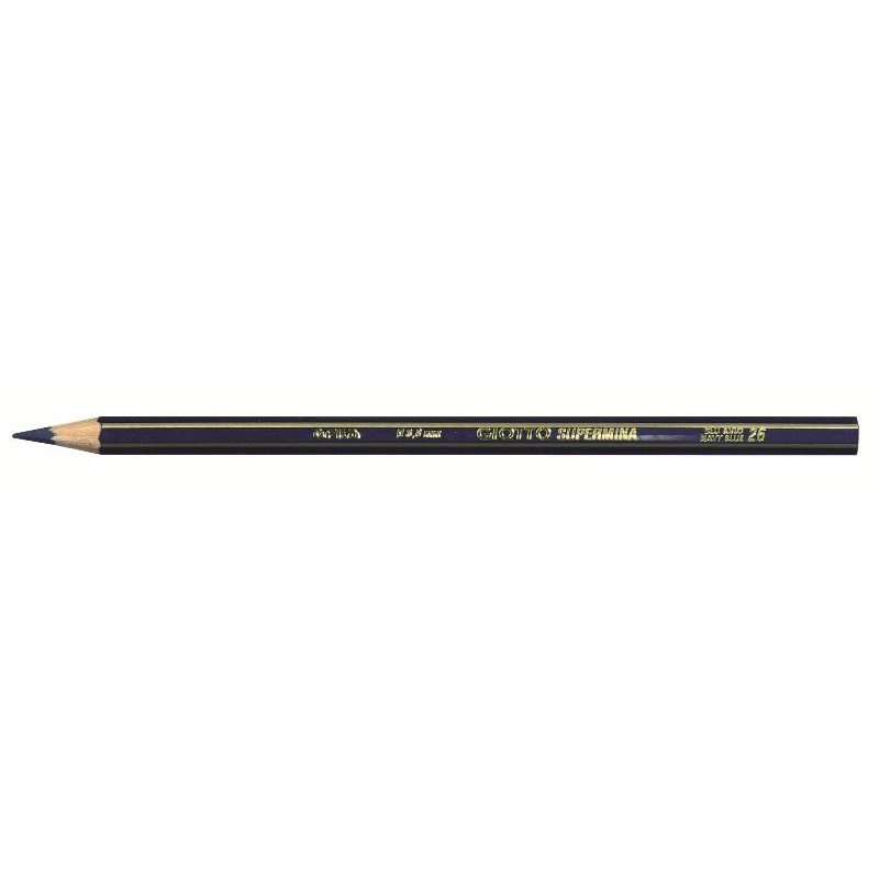 Giotto Supermina Blu Avio - Diametro Mina 3,8mm - Confezione da 12 Pezzi di Fila