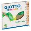 Astuccio 24 Pastelli a Matita in Legno Giotto di Natura di Fila