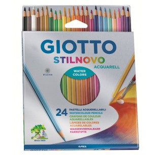 Astuccio 24 Giotto Stilnovo Acquerellabili di Fila